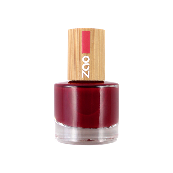 Zao Makeup Nail Polish - Passion Red - Life Before Plastik